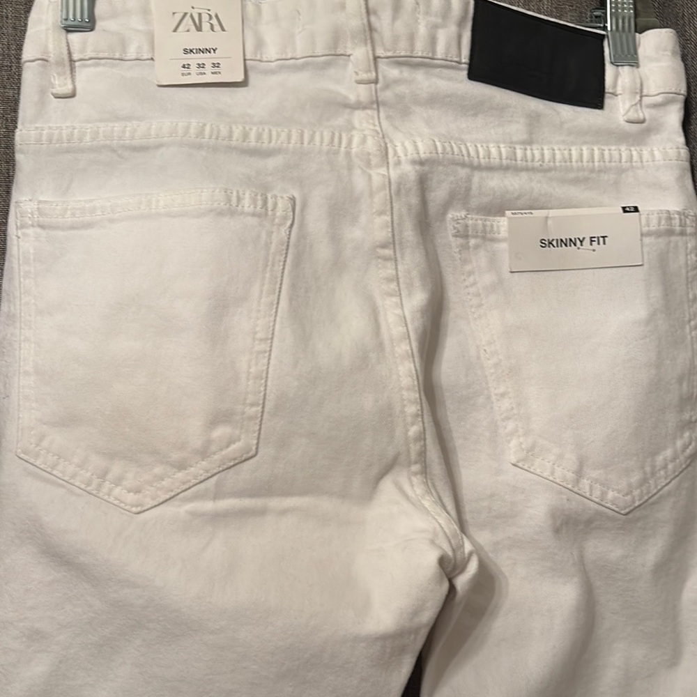 Zara Crisp White Denim Pants for men - Picture 6 of 6